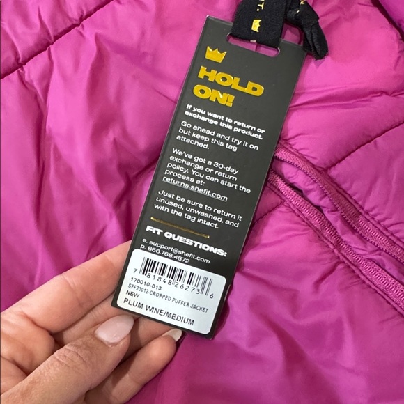 NWT Plum color  Puffer Jacket - Picture 5 of 5